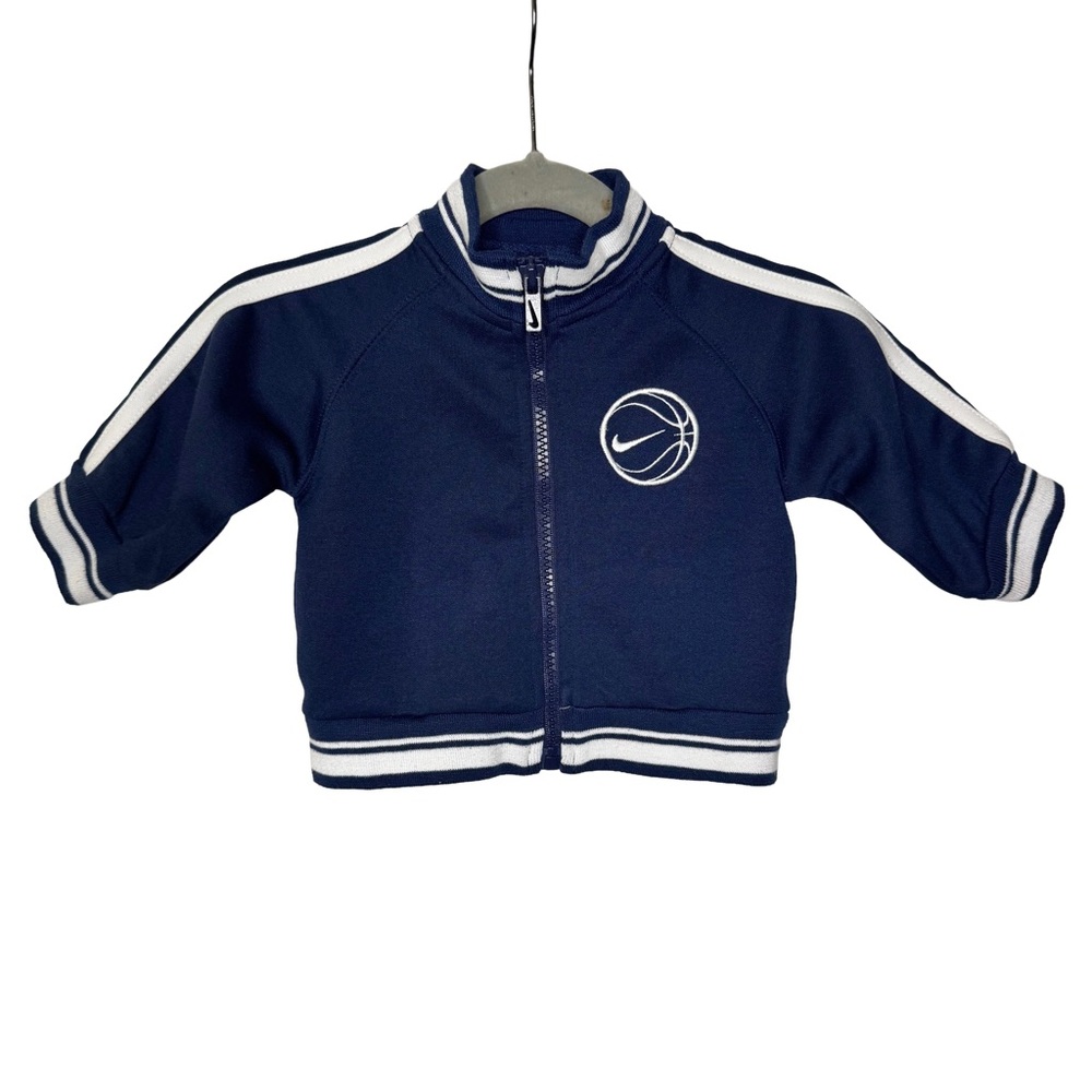 Nike Baby Zip-Up Jacket with White Stripes 0-6 months